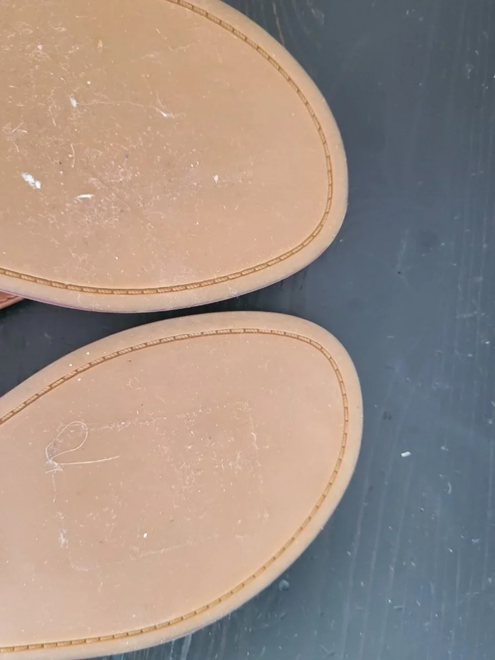 Coach Leila Leather Sandals Tan size 6.5